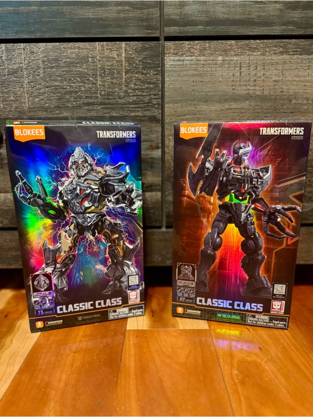 NIB BLOKEES Transformers Classic Class Action Figure MEGATRON & SCOURGE